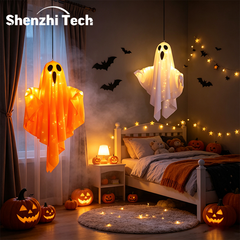 Halloween Hanging Light Up Gho - Decor Lighting Lamps 评论和价格