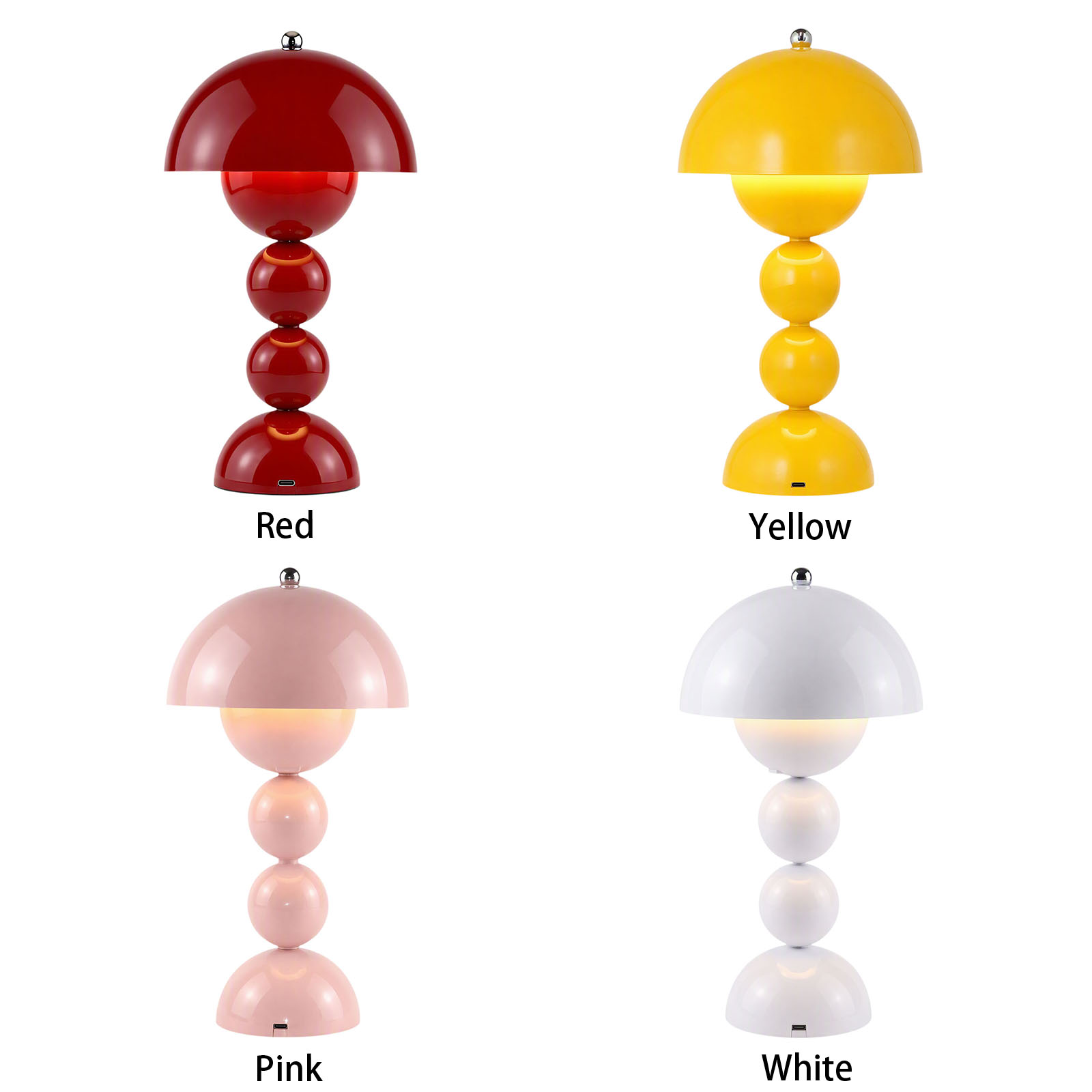 Mushroom Flower Bud Table Lamp - Decor Lighting Lamps 评论和价格