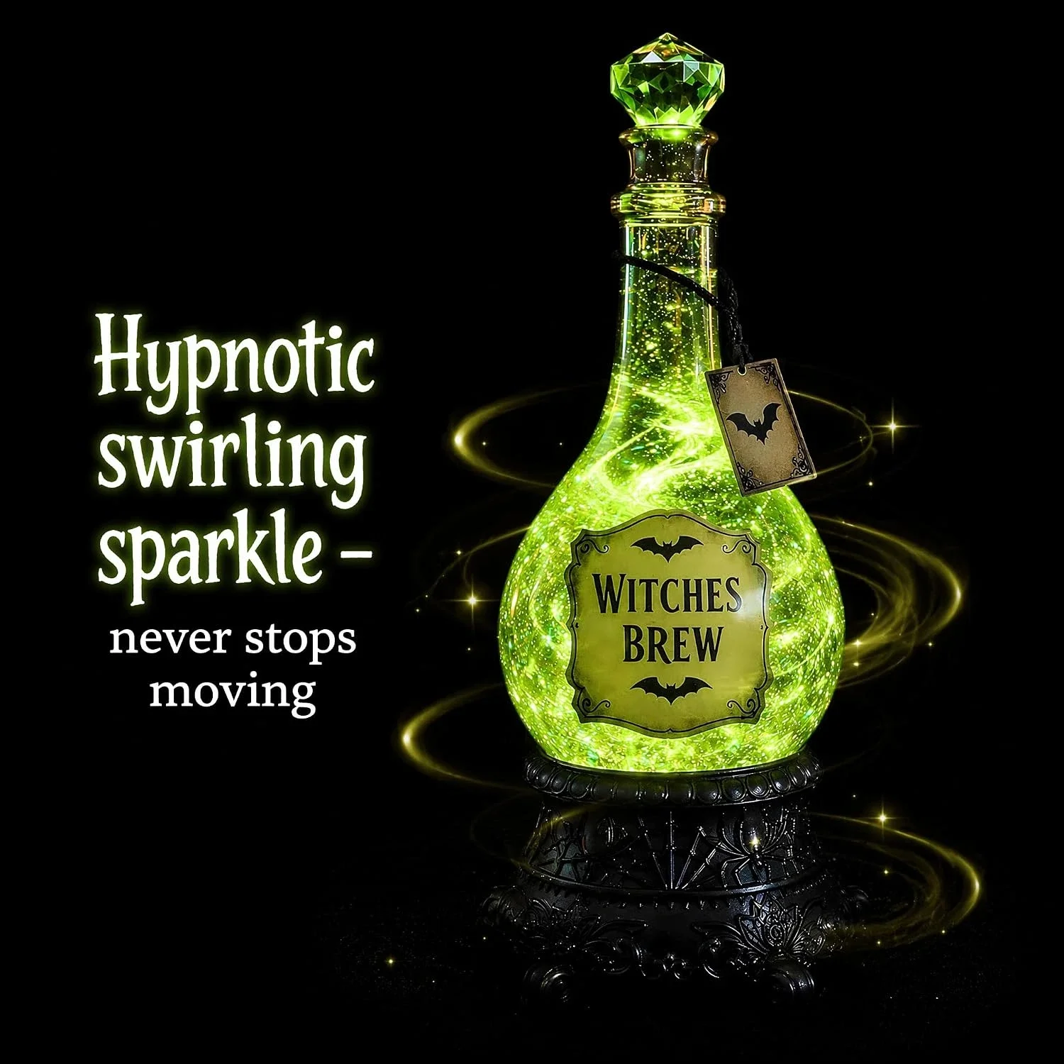 Lighted Witches’ Brew Bottle G - Up Lighting Decor 评论和价格