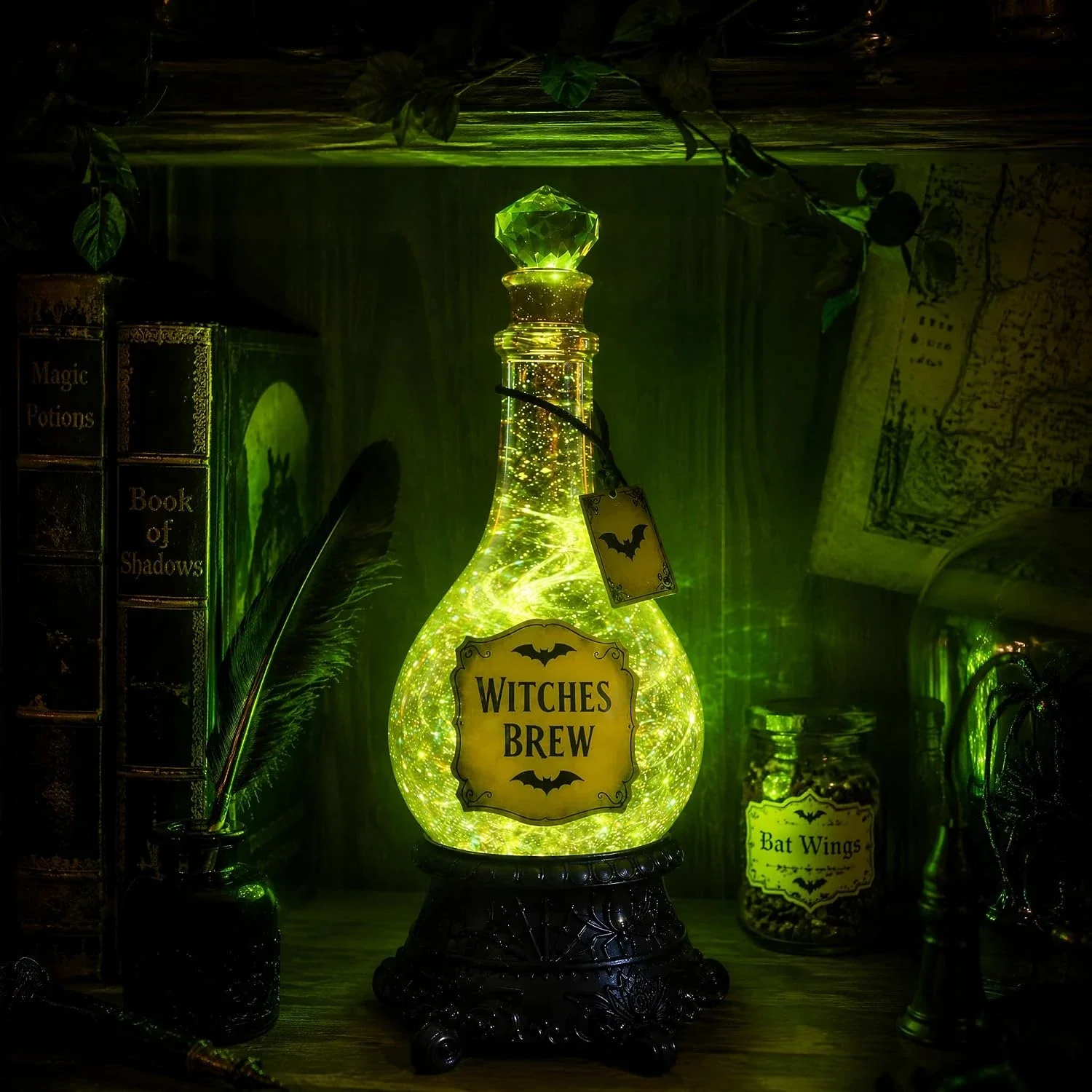 Lighted Witches’ Brew Bottle G - Up Lighting Decor 评论和价格