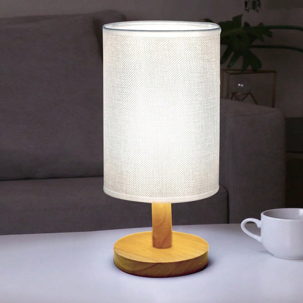 Modern Nordic Wooden And Fabri - Decor Lighting Lamps 评论和价格