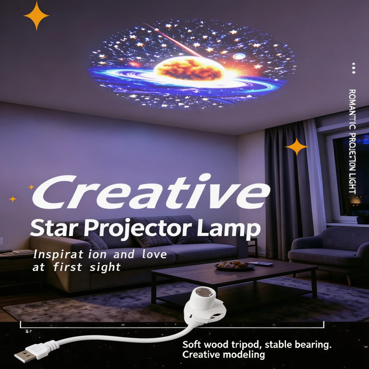 15 Patterns Starry Sky Project - Lighting Mcqueen Bedroom Decor 评论和价格