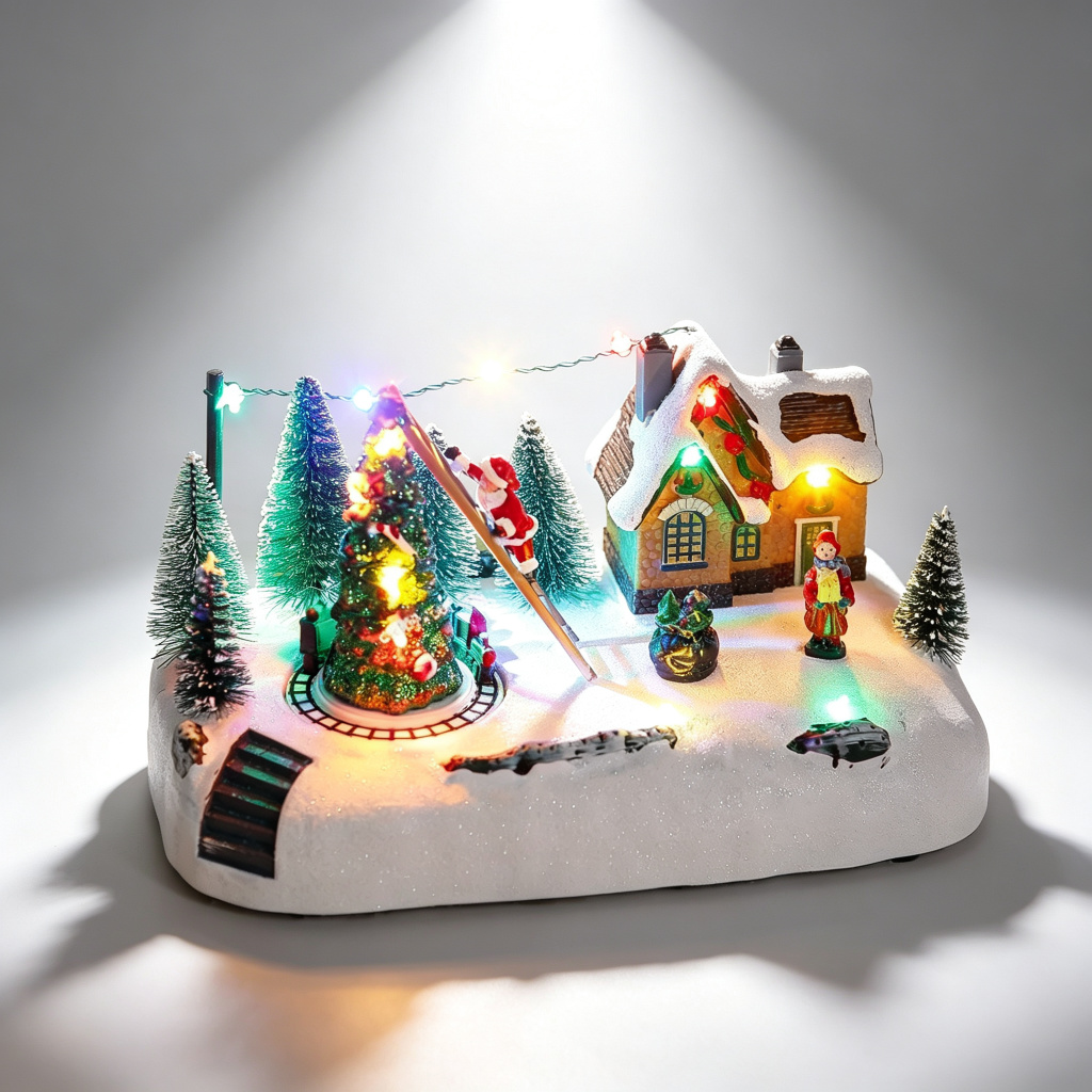 Musical Christmas Train Decor, - Up Lighting Decor 评论和价格