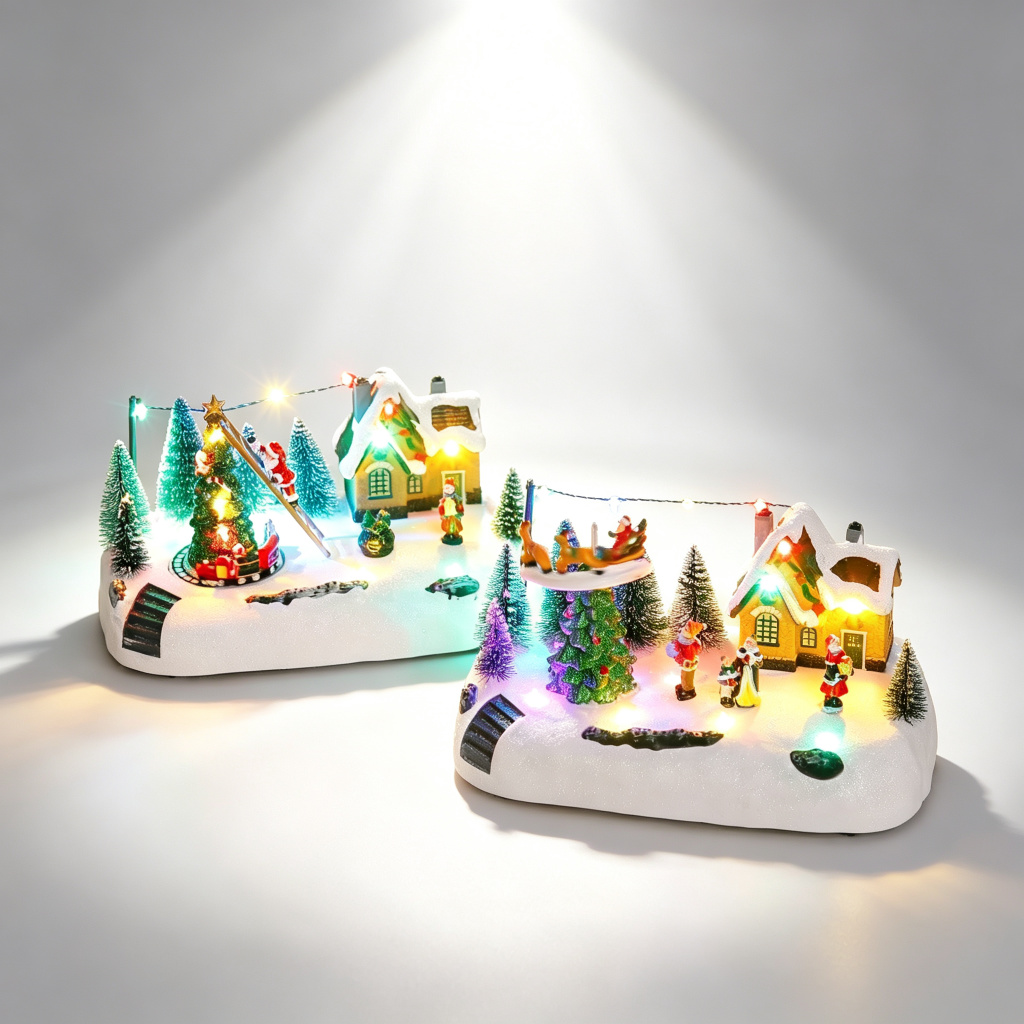 Musical Christmas Train Decor, - Up Lighting Decor 评论和价格