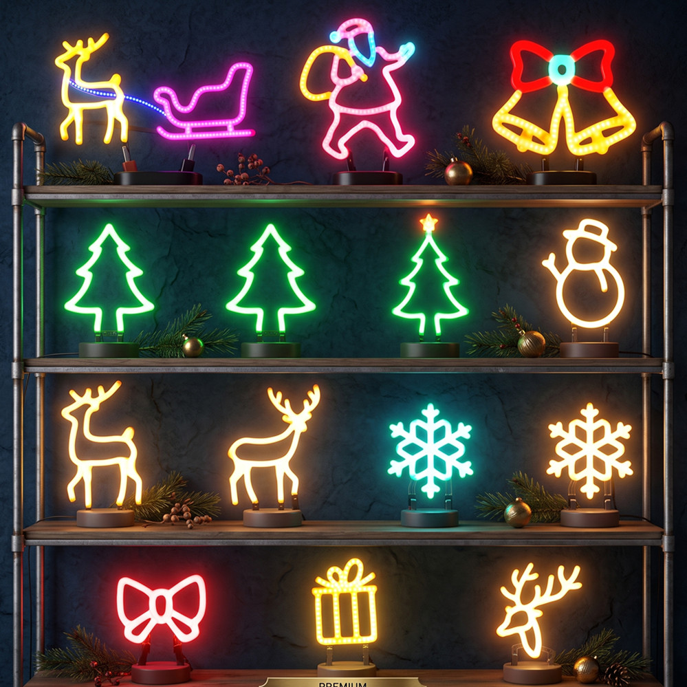 Christmas Decoration LED Neon  - Lighting Christmas Decor 评论和价格
