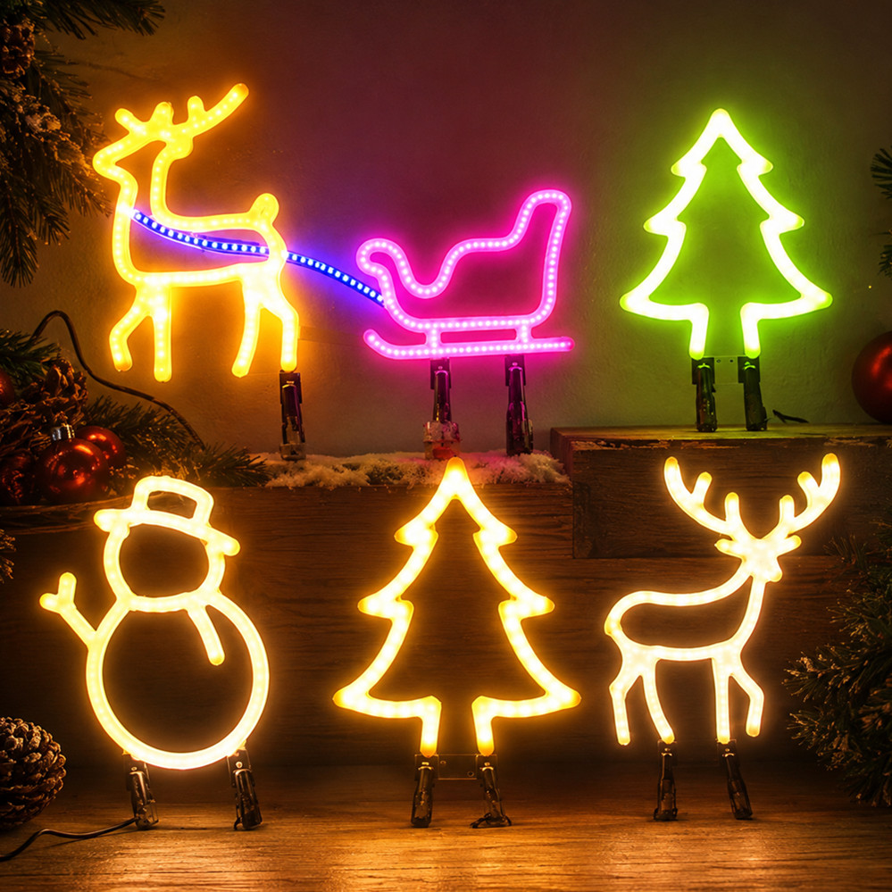Christmas Decoration LED Neon  - Lighting Christmas Decor 评论和价格