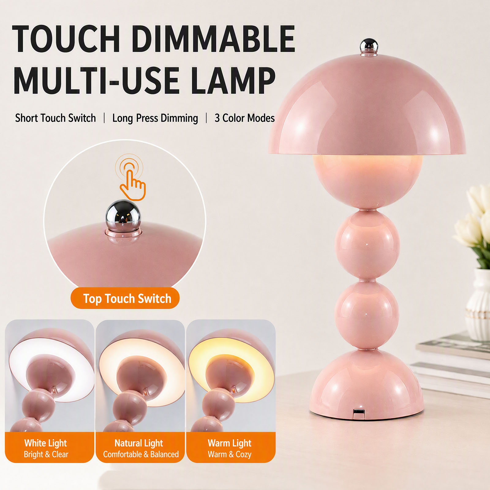 USB Mushroom Bud LED Table Lam - Decor Lighting Lamps 评论和价格